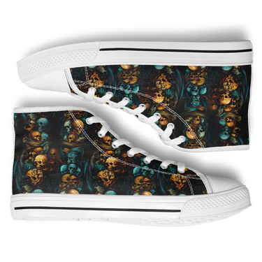 Chokefish™ Urban Peak Retro High Tops-Skulls-003